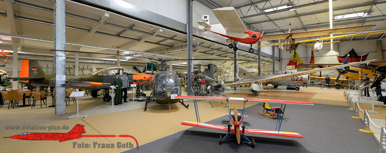 Luftfahrtmuseum Hannover-Laatzen - Blick in Halle 2 (Teilbereich)