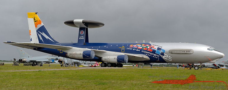 NATO Boeing E-3A Sentry AWACS, LX-N90443 im Jubiläumsanstrich “25 Jahre Nato E-3A Component“ (2007) aus Geilenkirchen