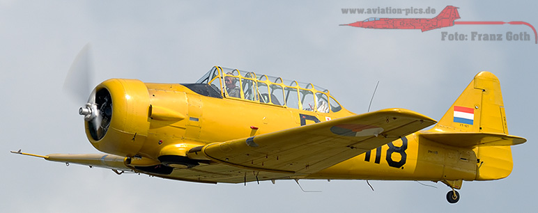 Noorduyn AT-16 Harvard IIb, B-118, PH-IIB, niederländische Luftwaffe, RNLAF, KLu, Volkel 2009