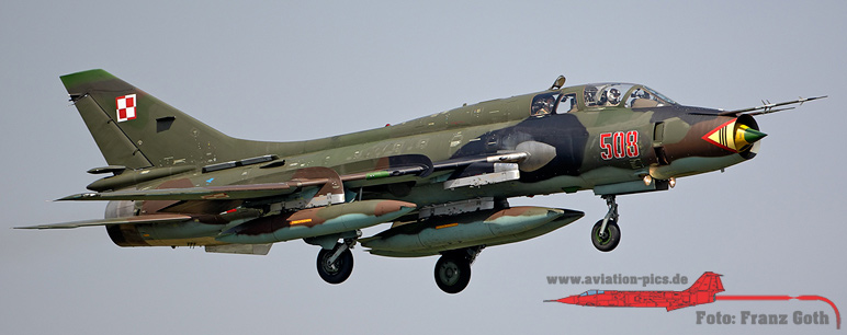 Sukhoi Su-22UM-3K Fitter, 508, 8. Elt, Polish Air Force